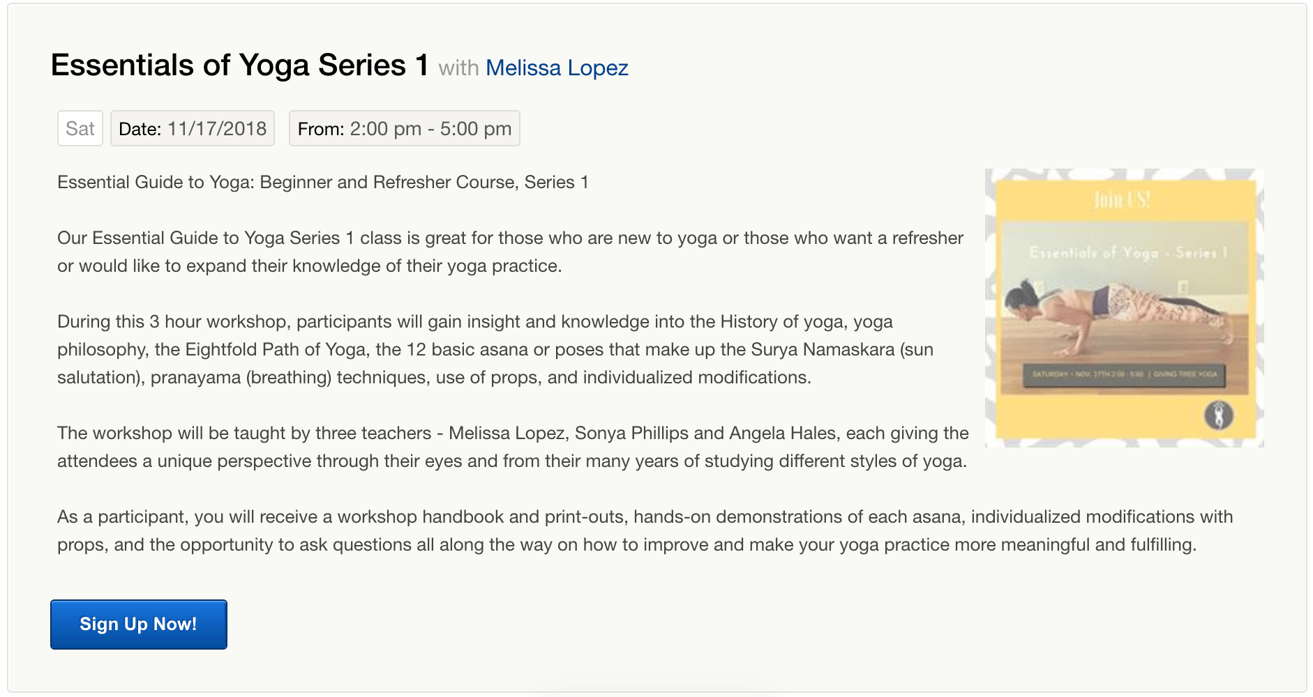 Essentials of Yoga Series 1